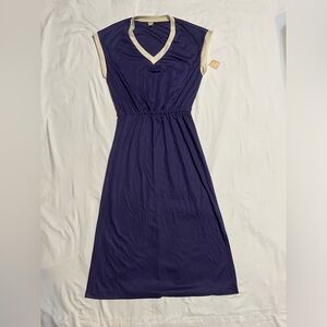 NWT Mervyns Vintage dress Size 7 Purple Disco Sheath Thin material